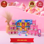 Lốc 6 Hũ Yến Sào Chưng Sẵn vị dâu tây Cho Bé Nhân Việt Kids 30% Yến Hũ 70ml