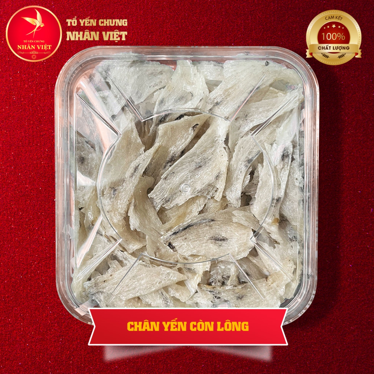 Chân yến thô còn lông 50gr