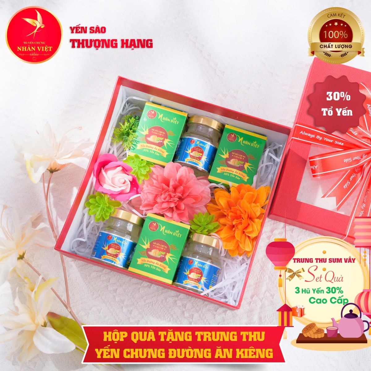 Hộp Quà Tặng Trung Thu Yến Chưng Sẵn