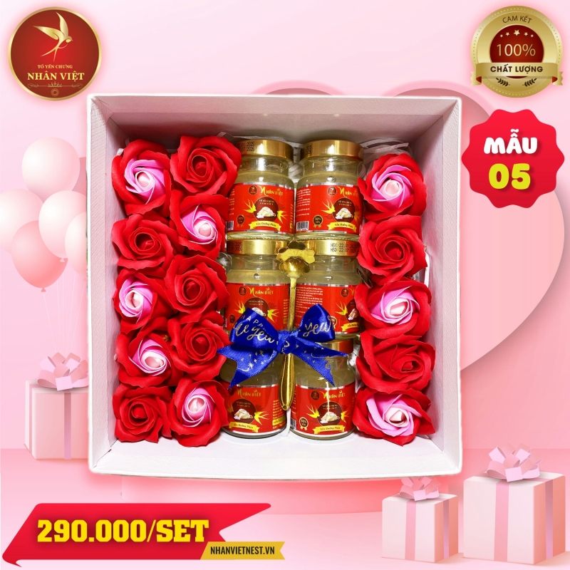 SET Quà Tặng Yến Sào 8/3  Nhân Việt - Mẫu 05
